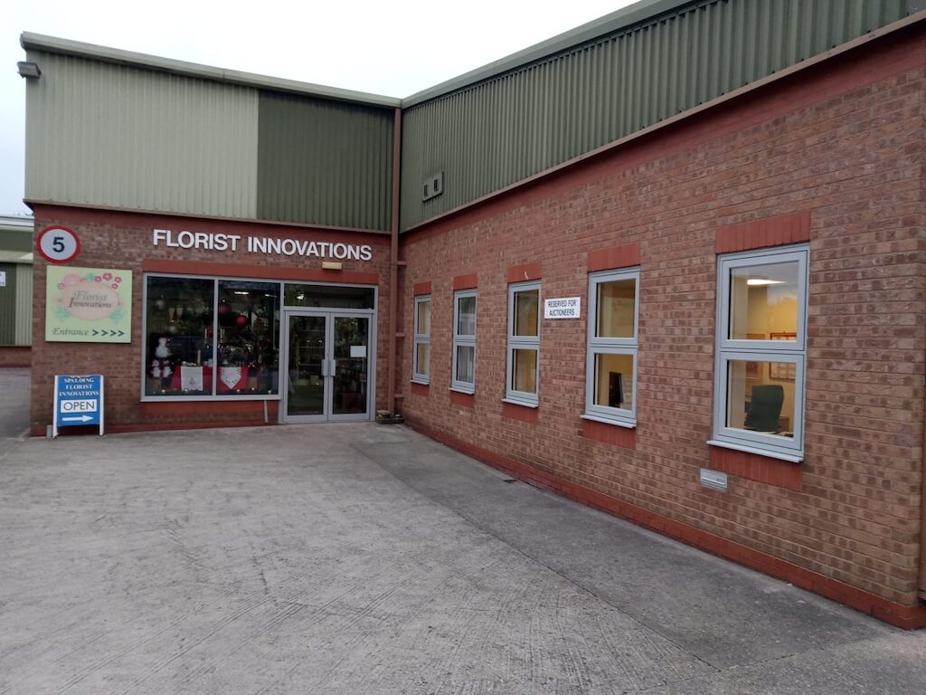 commercial window and doors at florist innovations in Spalding